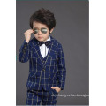 Check Pattern England Style High Quality Party Flower Boy Suits